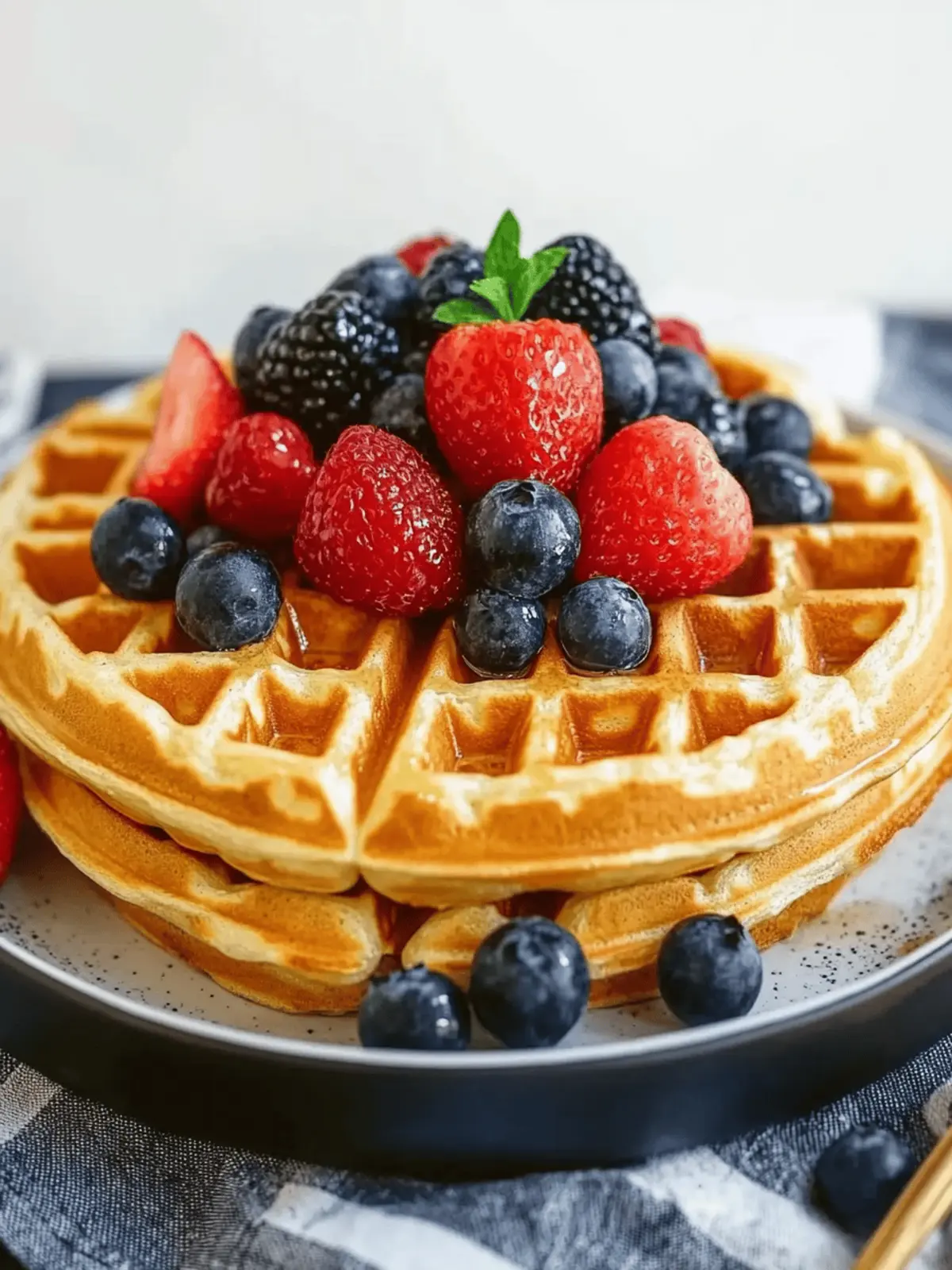Fluffy Buttermilk Waffles That Brighten Your Weekend Mornings 2 Buttermilk Waffles