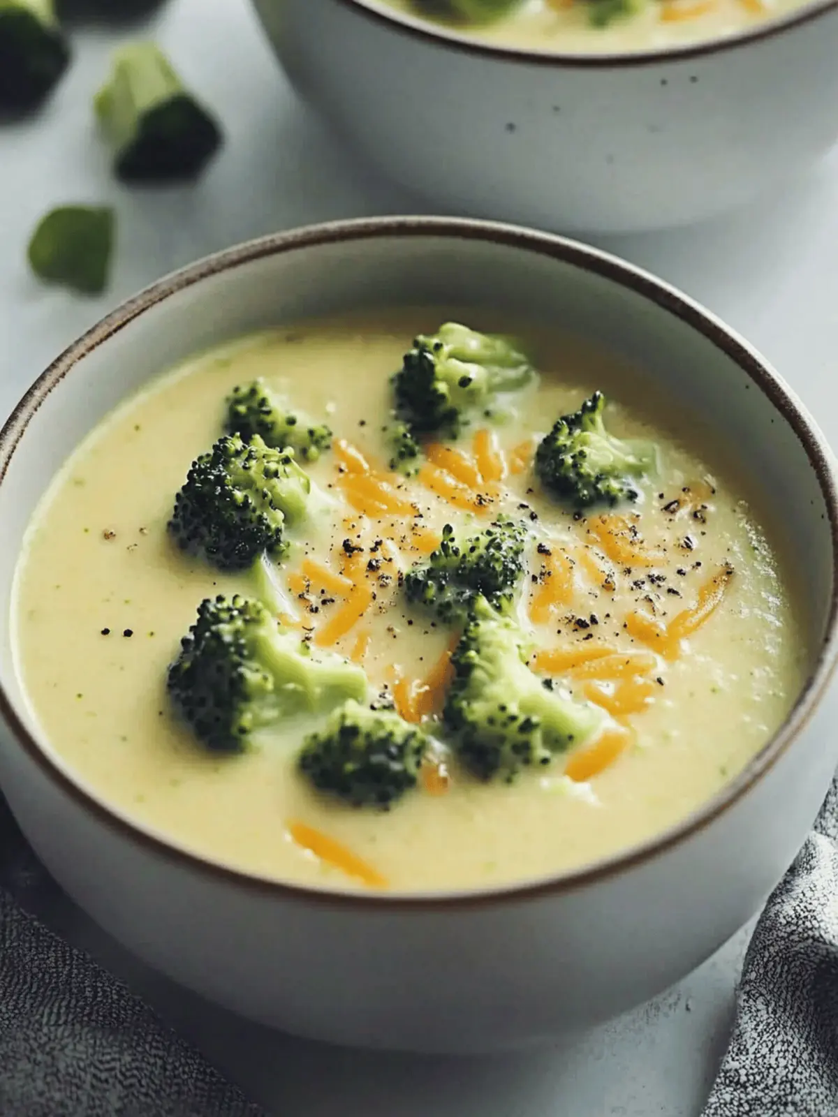 Slow Cooker Cream of Broccoli Soup