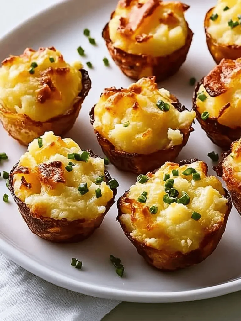 Cheesy Mashed Potato Puffs
