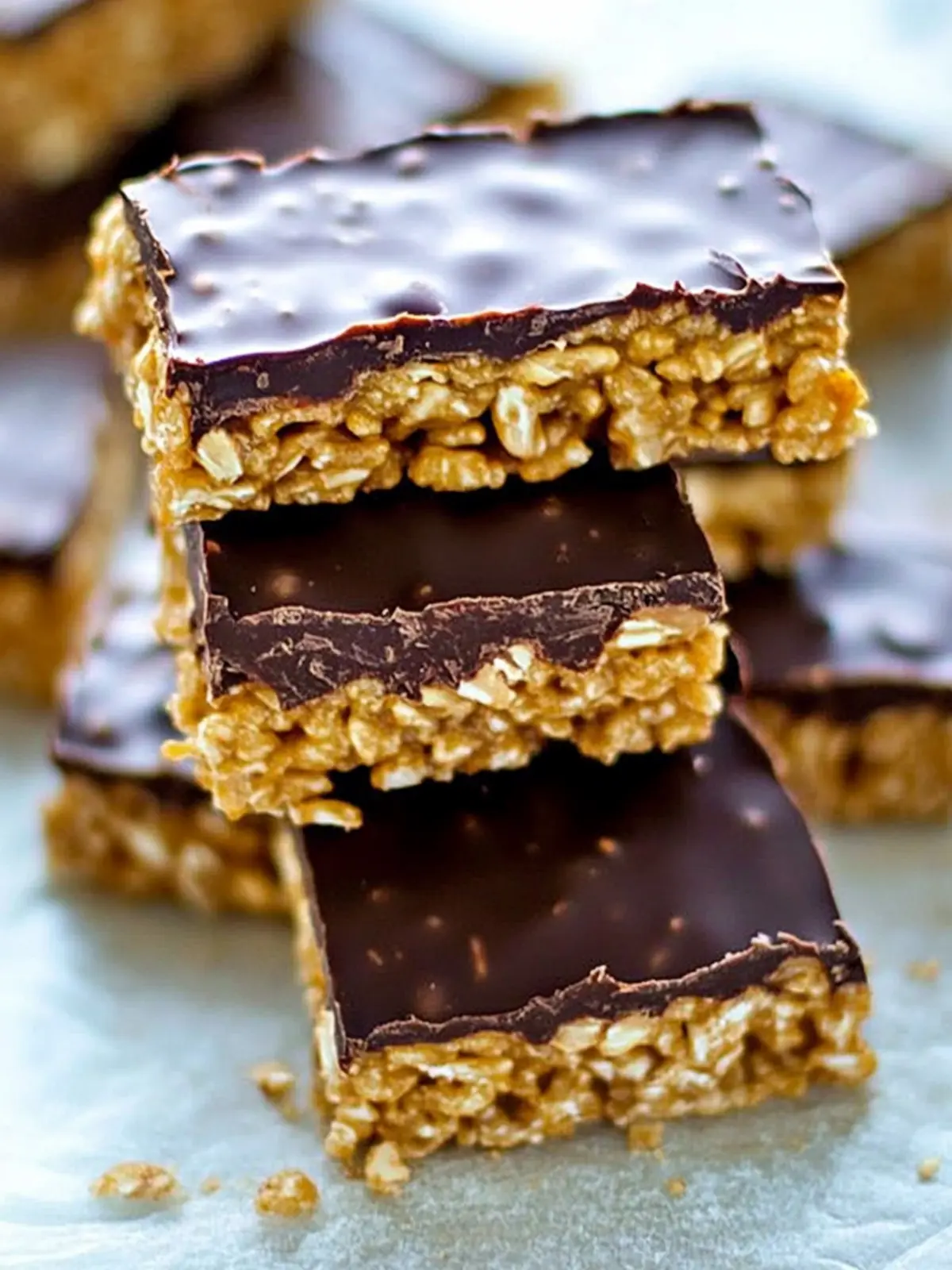 Decadent No-Bake Chocolate Cashew Butter Rice Krispie Treats 5 No-Bake Chocolate Cashew Butter Rice Krispie Treats
