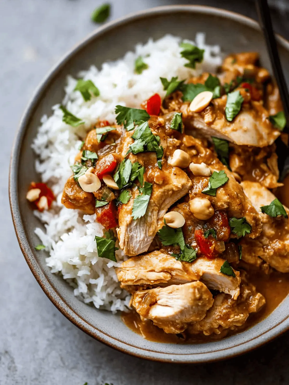 Delicious Slow Cooker Peanut Chicken for Easy Weeknight Dinners 3 Slow Cooker Peanut Chicken