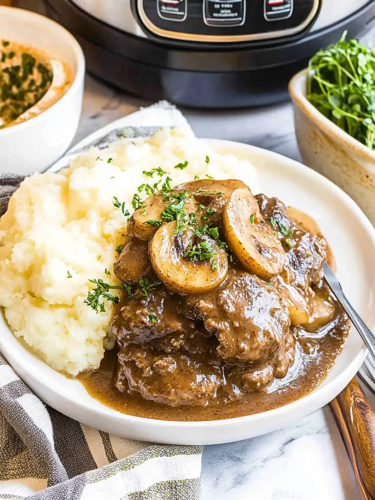 Instant Pot Salisbury Steak
