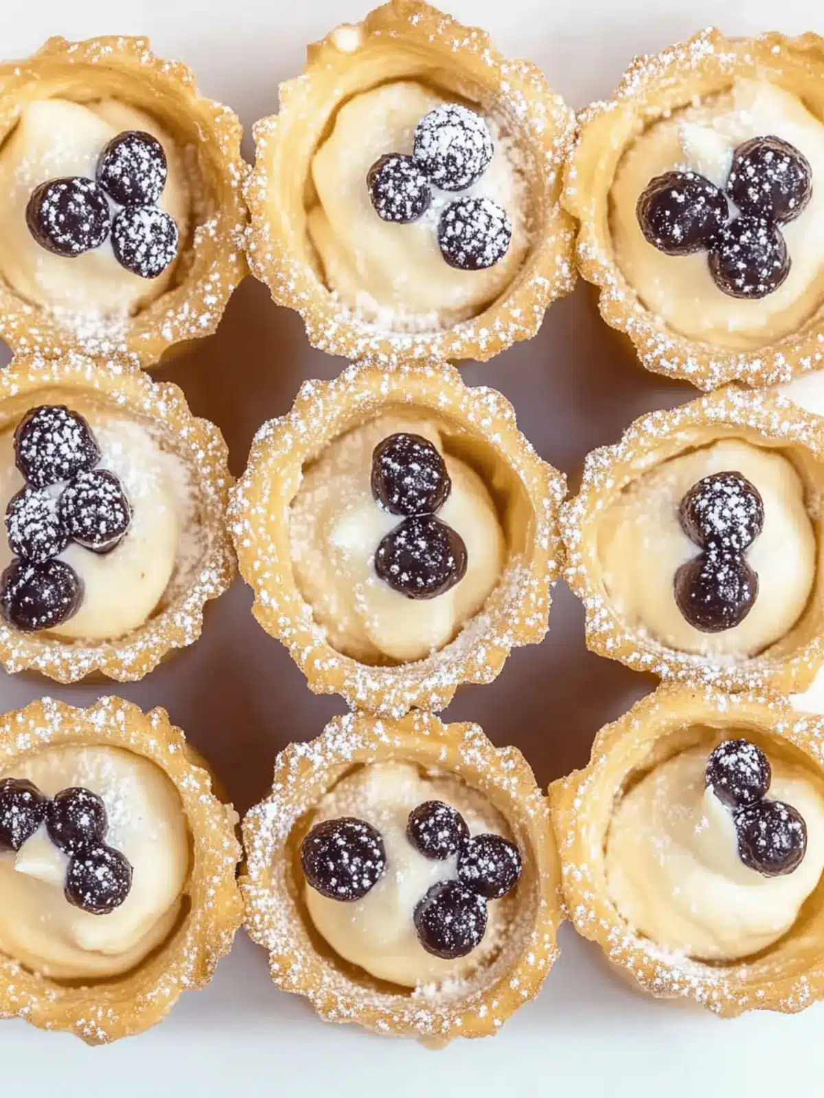 Mini Cannoli Cups