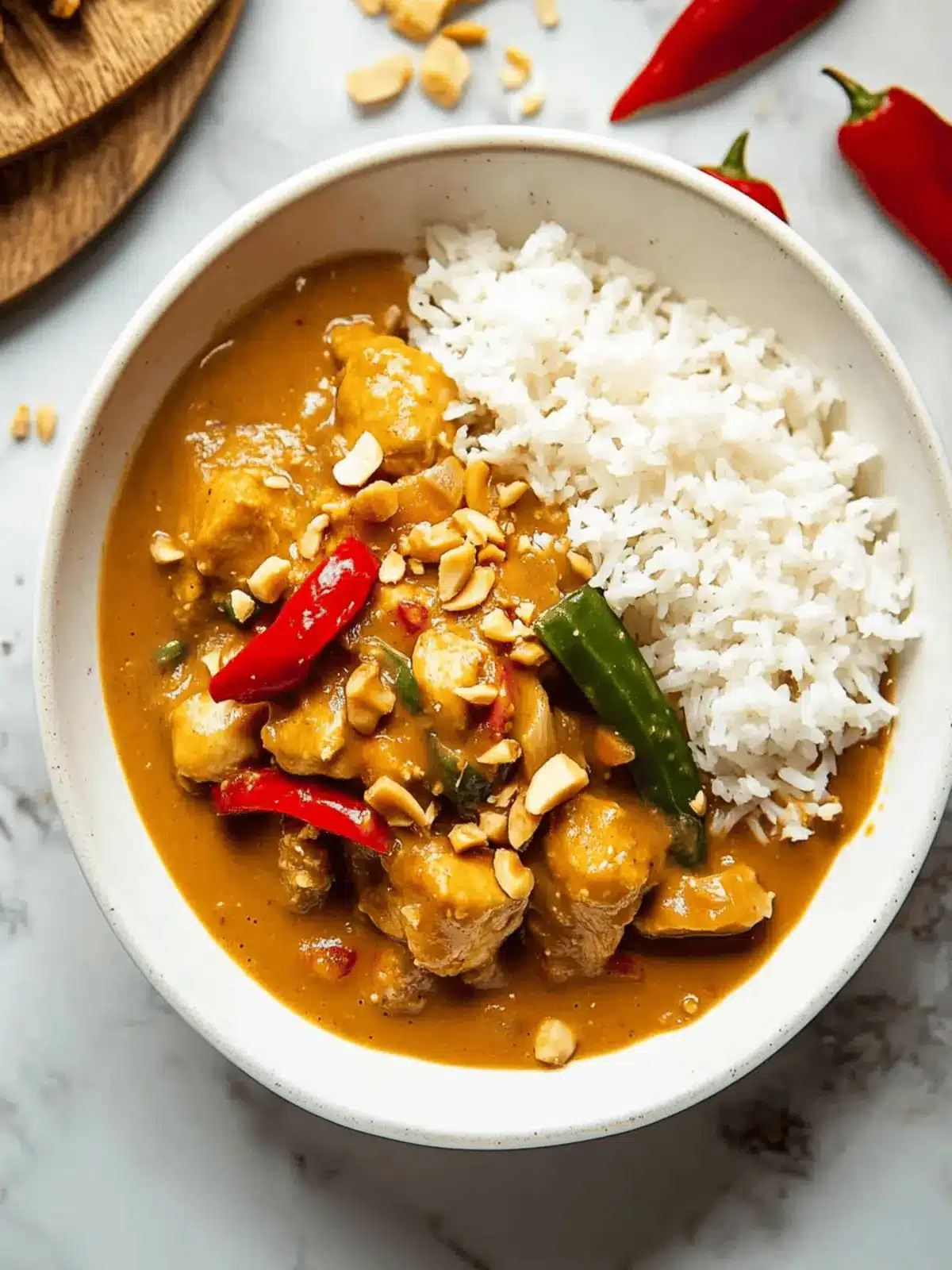 Slow Cooker Satay Chicken