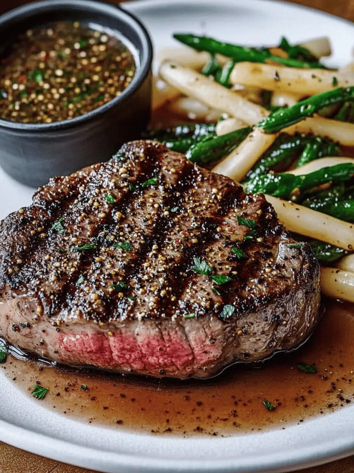 Classic French Peppercorn Steak