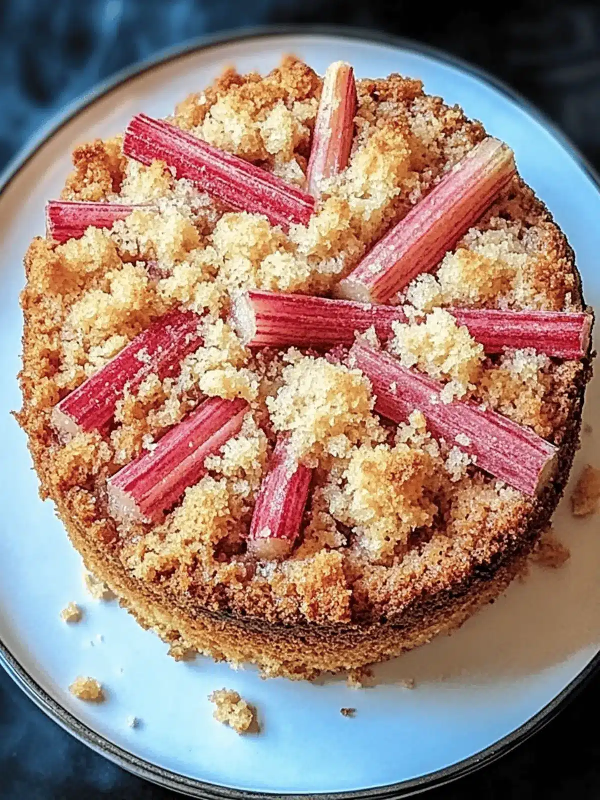 Rhubarb Coffee Cake