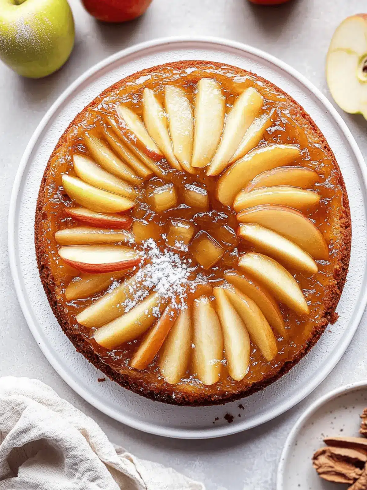 Delicious Apple Upside Down Cake That Will Wow Your Guests 3 Apple Upside Down Cake