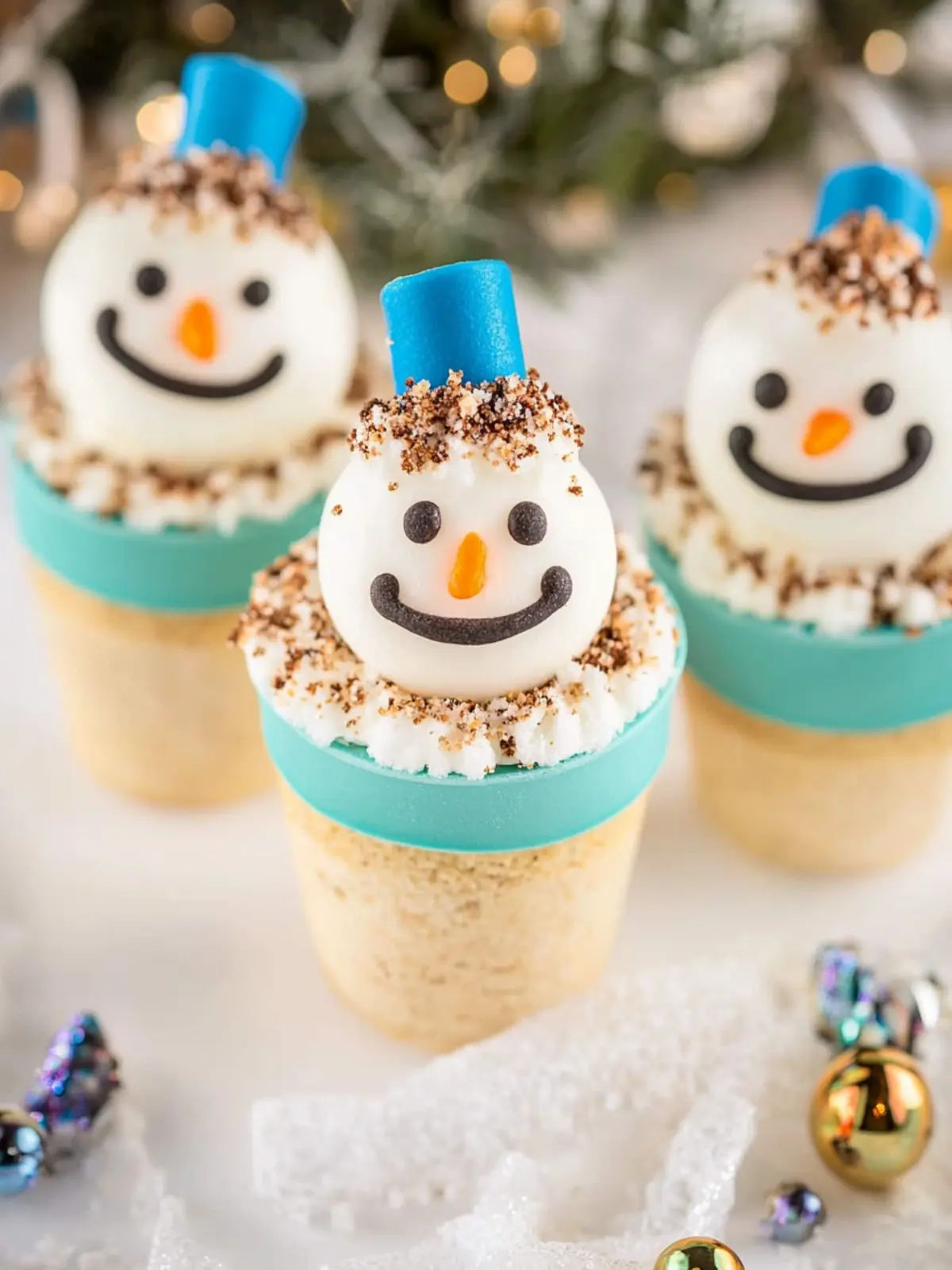 Snowman Dirt Cups