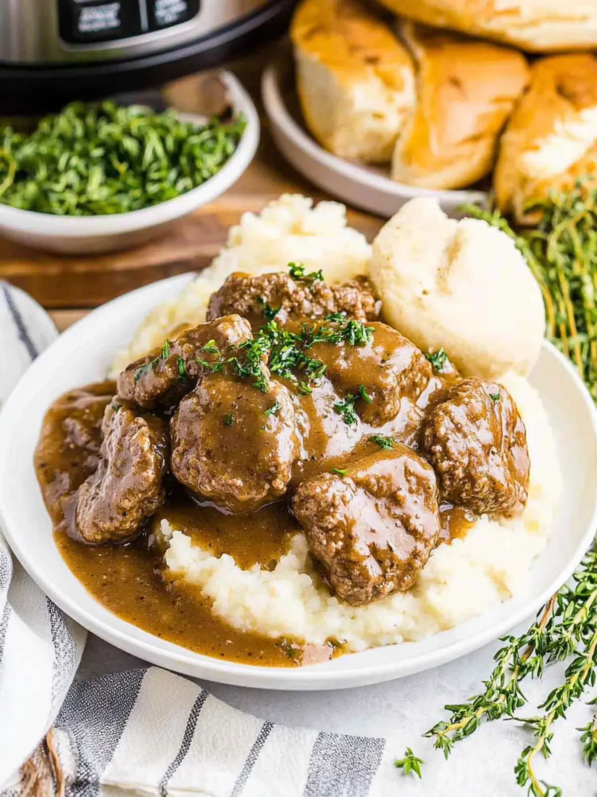 Instant Pot Salisbury Steak