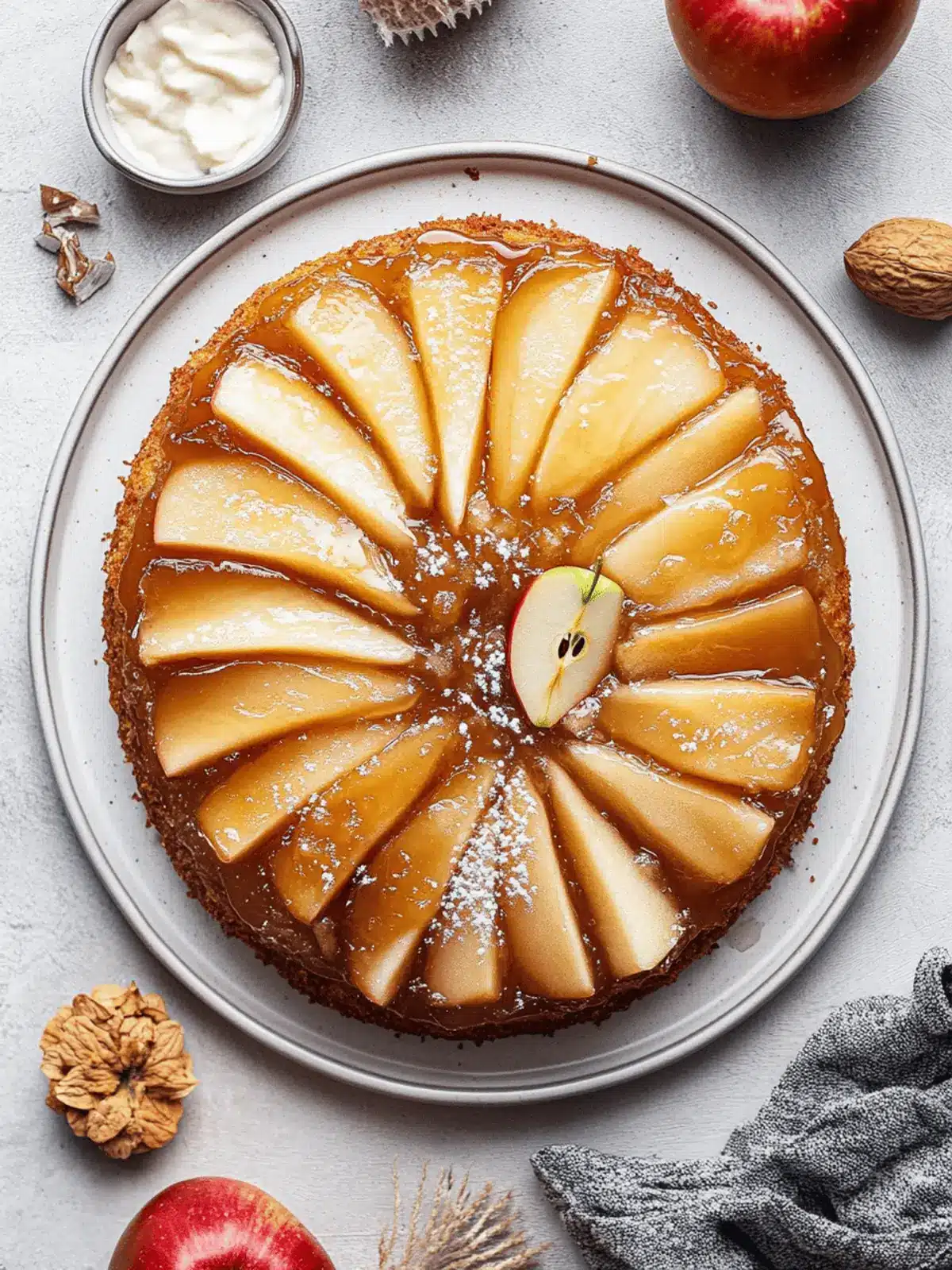 Delicious Apple Upside Down Cake That Will Wow Your Guests 2 Apple Upside Down Cake