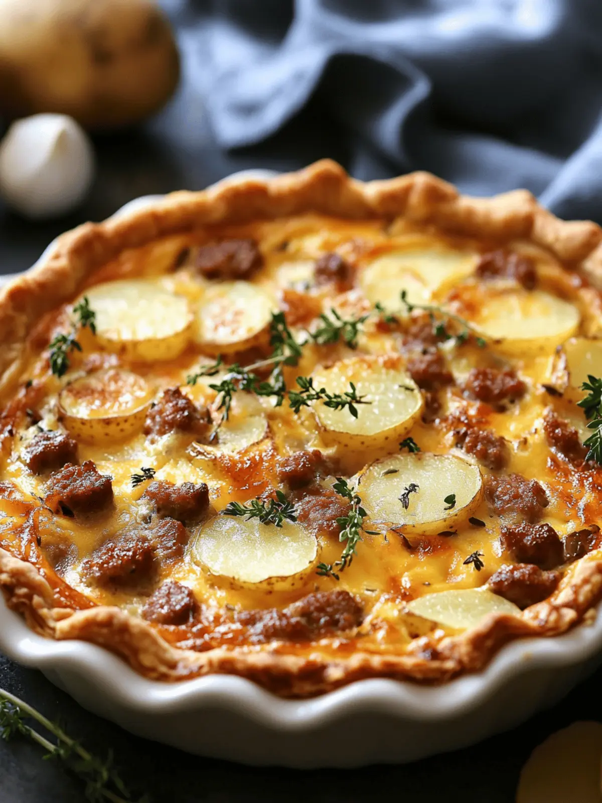 Irresistible Potato and Sausage Quiche Recipe for All Tastes 3 Potato and Sausage Quiche Recipe