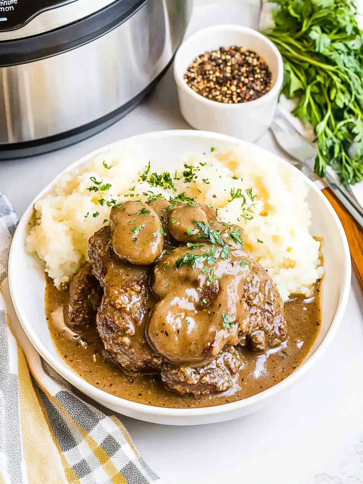 Instant Pot Salisbury Steak
