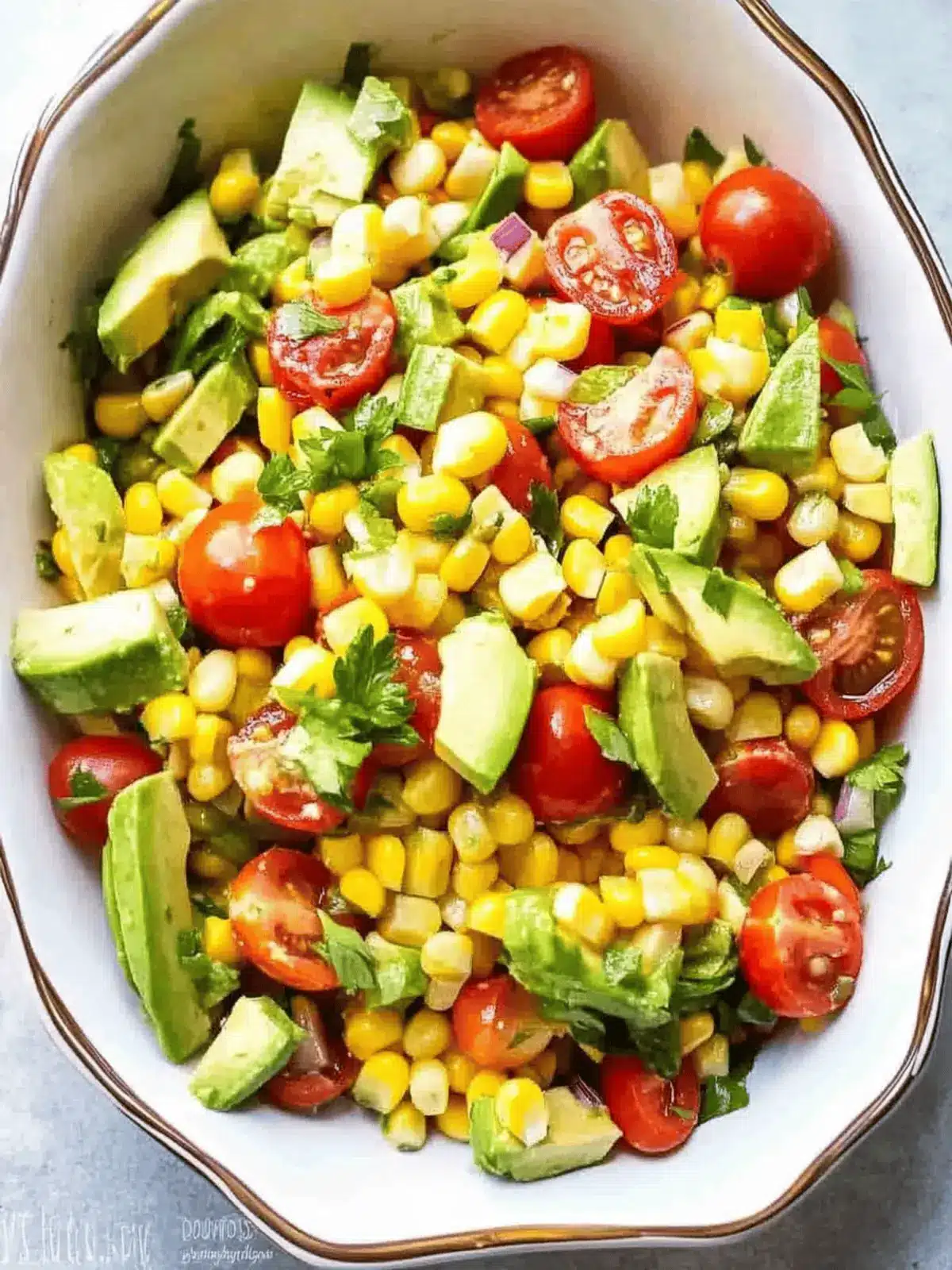 Zesty Corn, Avocado, and Tomato Salad for Summer Bliss 3 Corn, Avocado, and Tomato Salad