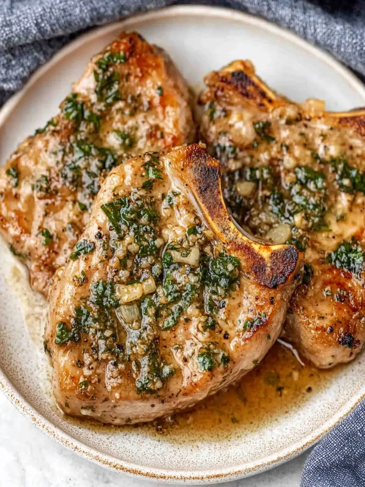 Garlic Butter Pork Chops