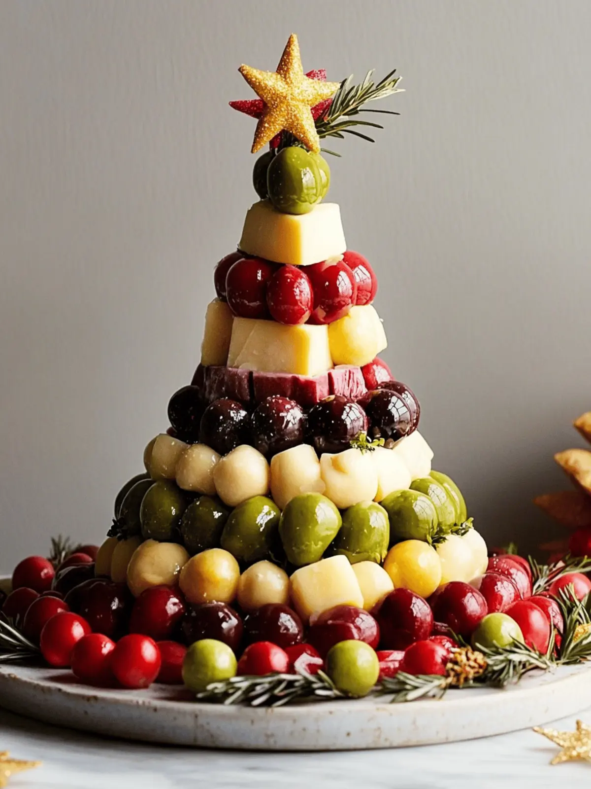 Delicious Antipasto Christmas Tree Cheese Ball Recipe for Festive Fun 2 Antipasto Christmas Tree Cheese Ball