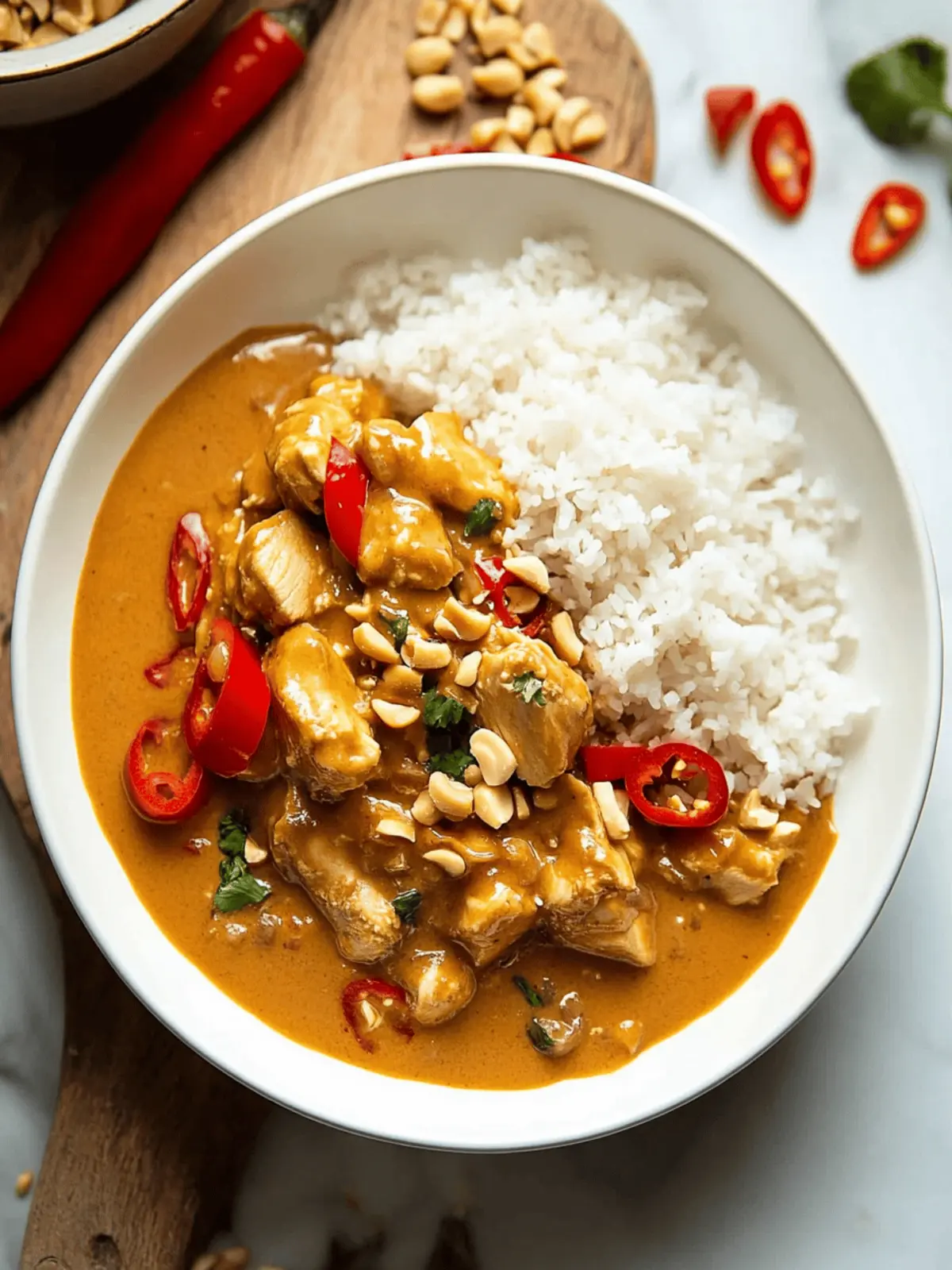 Slow Cooker Satay Chicken