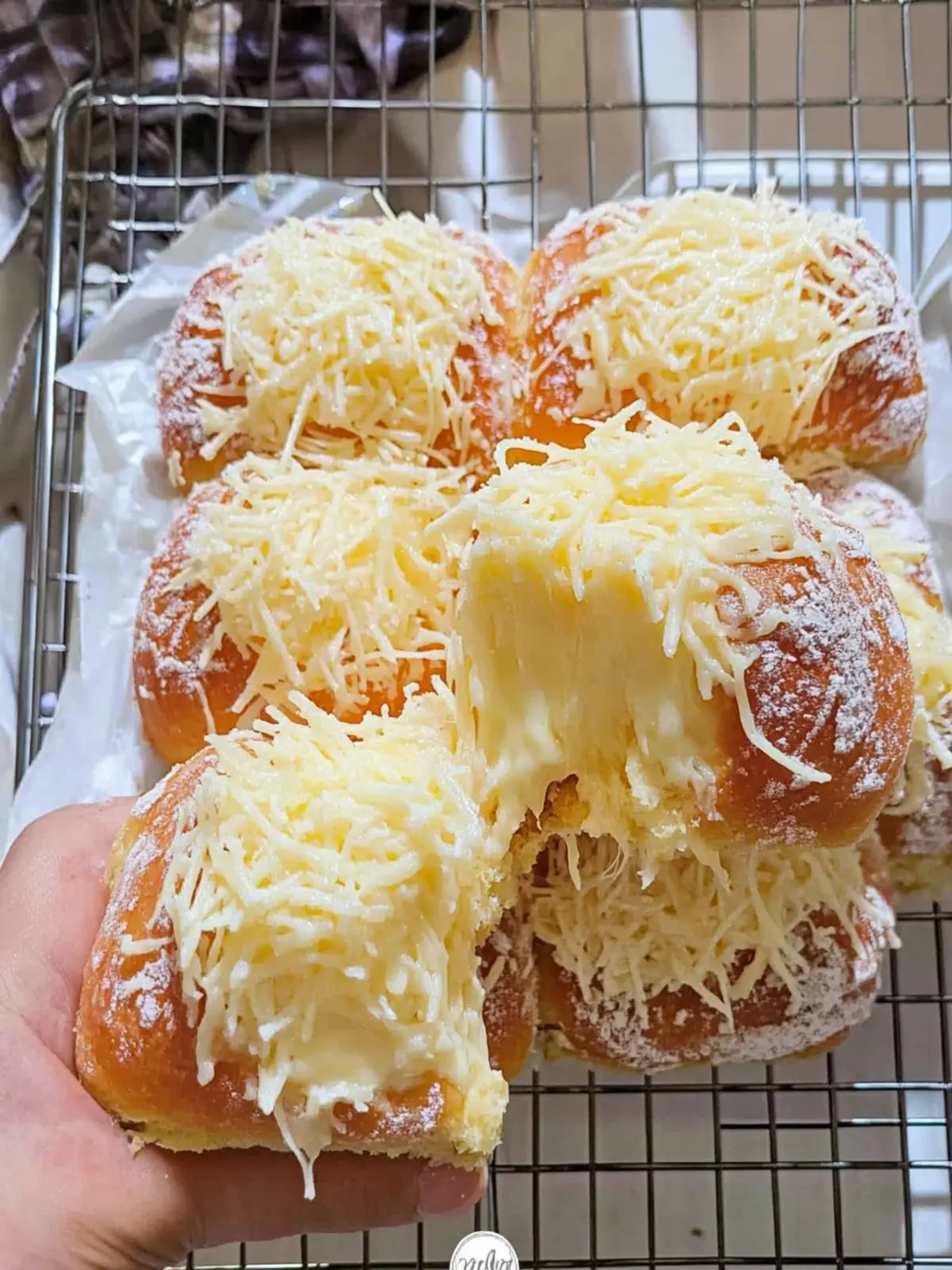 Cheese Ensaymada: Irresistibly Buttery Filipino Delight 4 CHEESE ENSAYMADA(Filipino Sweet Bread)