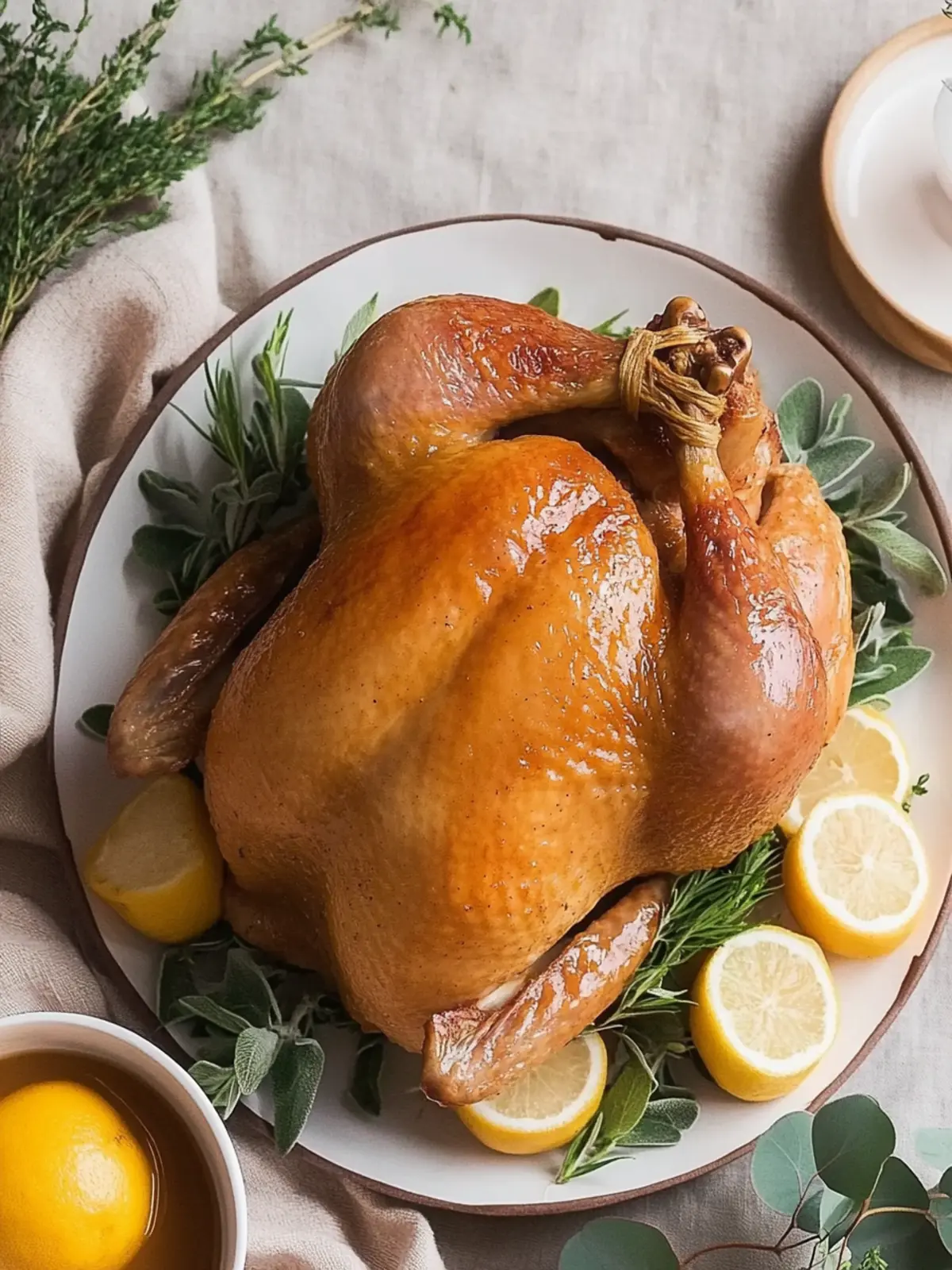 Succulent Sunday Roast Chicken Dinner with Creamy Gravy 5 Sunday Roast Chicken Dinner with Chicken Gravy