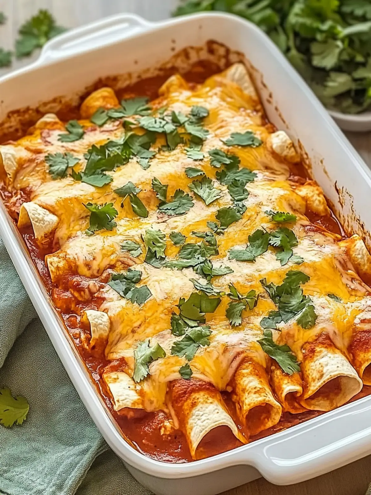 Irresistible Cheesy Chicken Enchiladas