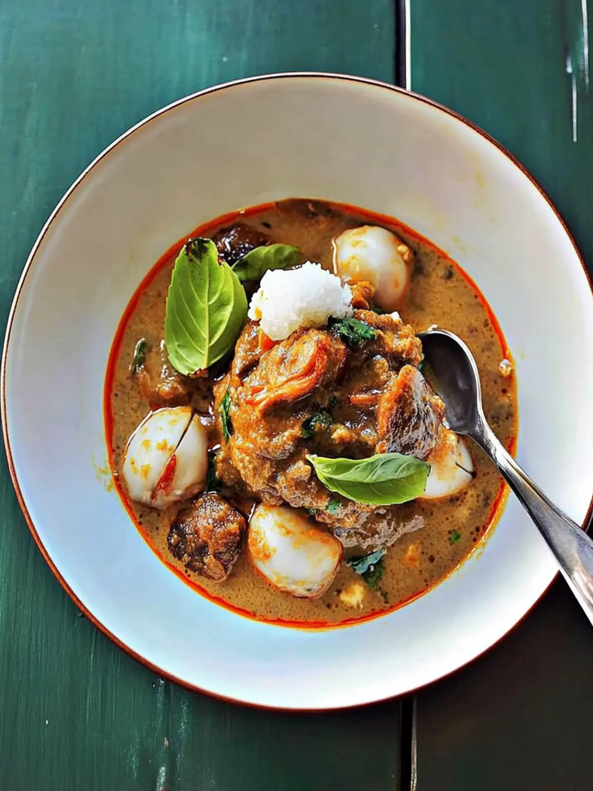 Red Duck Curry with Lychees