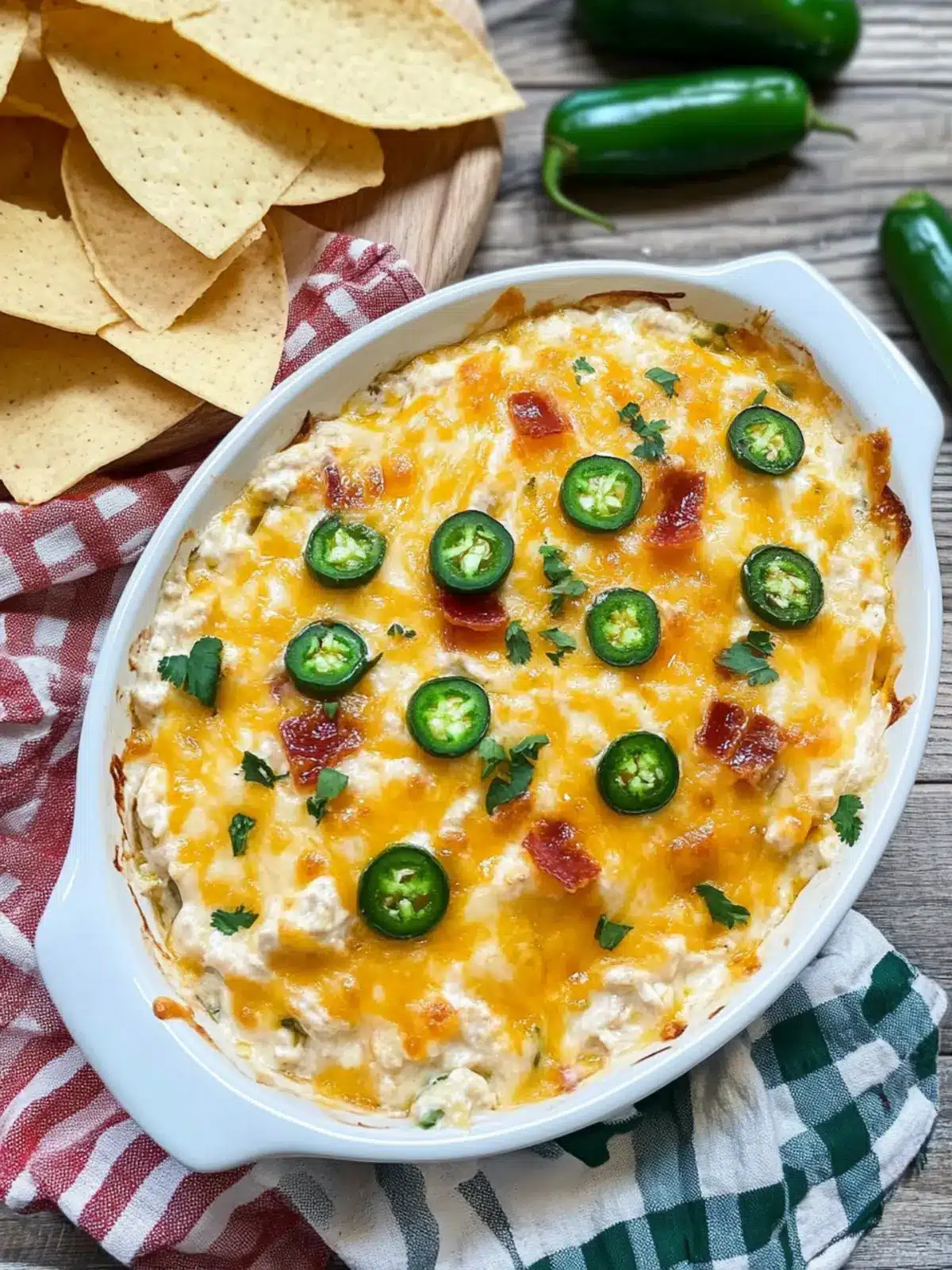 Savor the Spice: Jalapeno Popper Chicken Dip Delight 2 Jalapeno Popper Chicken Dip