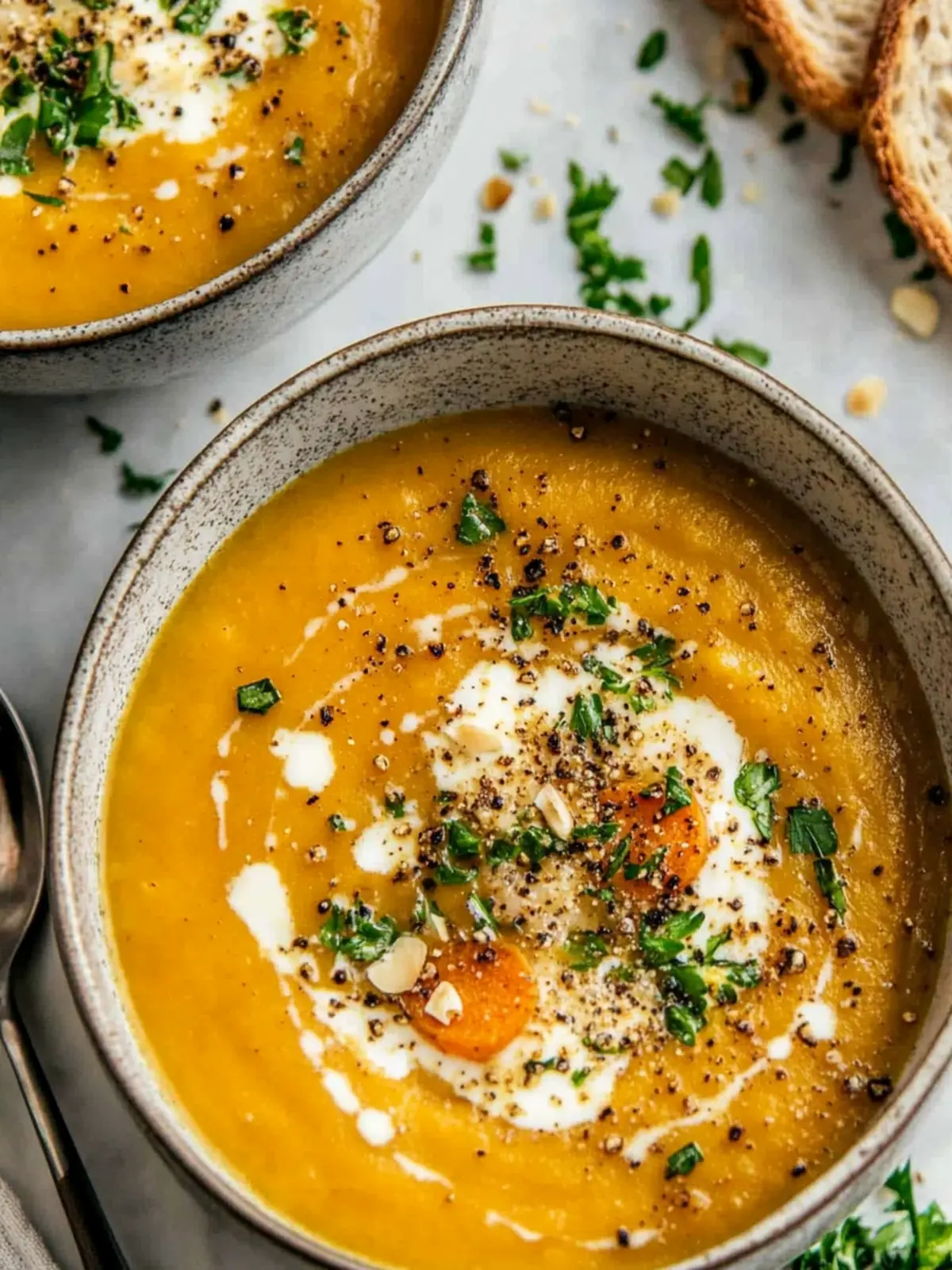 Roasted Swede and Carrot Soup