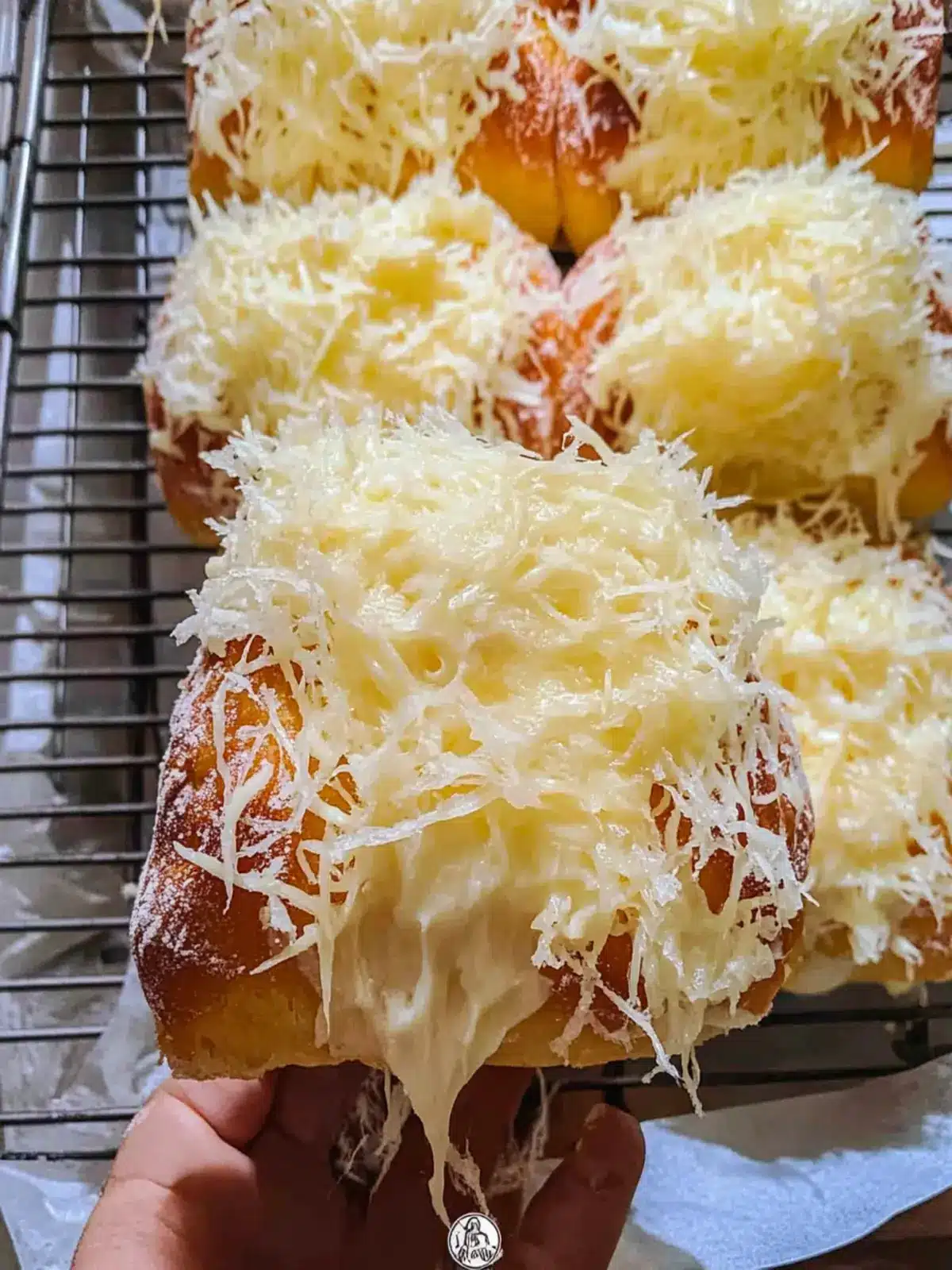 Cheese Ensaymada: Irresistibly Buttery Filipino Delight 5 CHEESE ENSAYMADA(Filipino Sweet Bread)