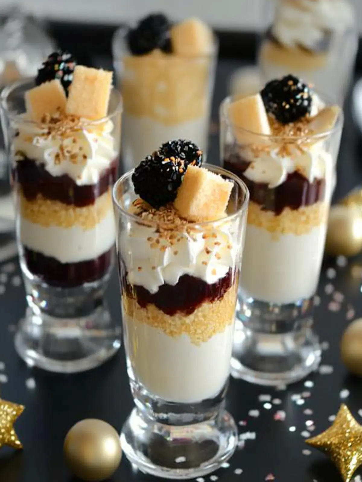 New Year’s Mini Parfaits: A Sweet Start to 2024 4 New Year’s Mini Parfaits