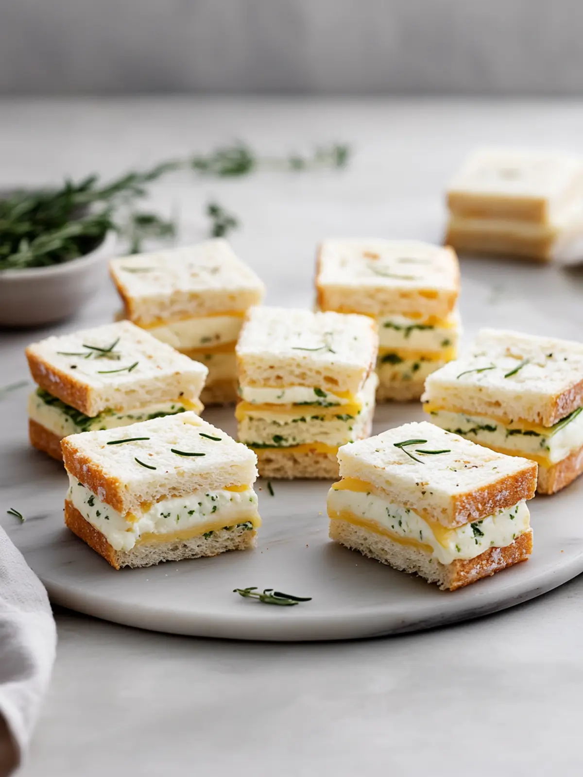 Gouda Cheese Tea Sandwiches