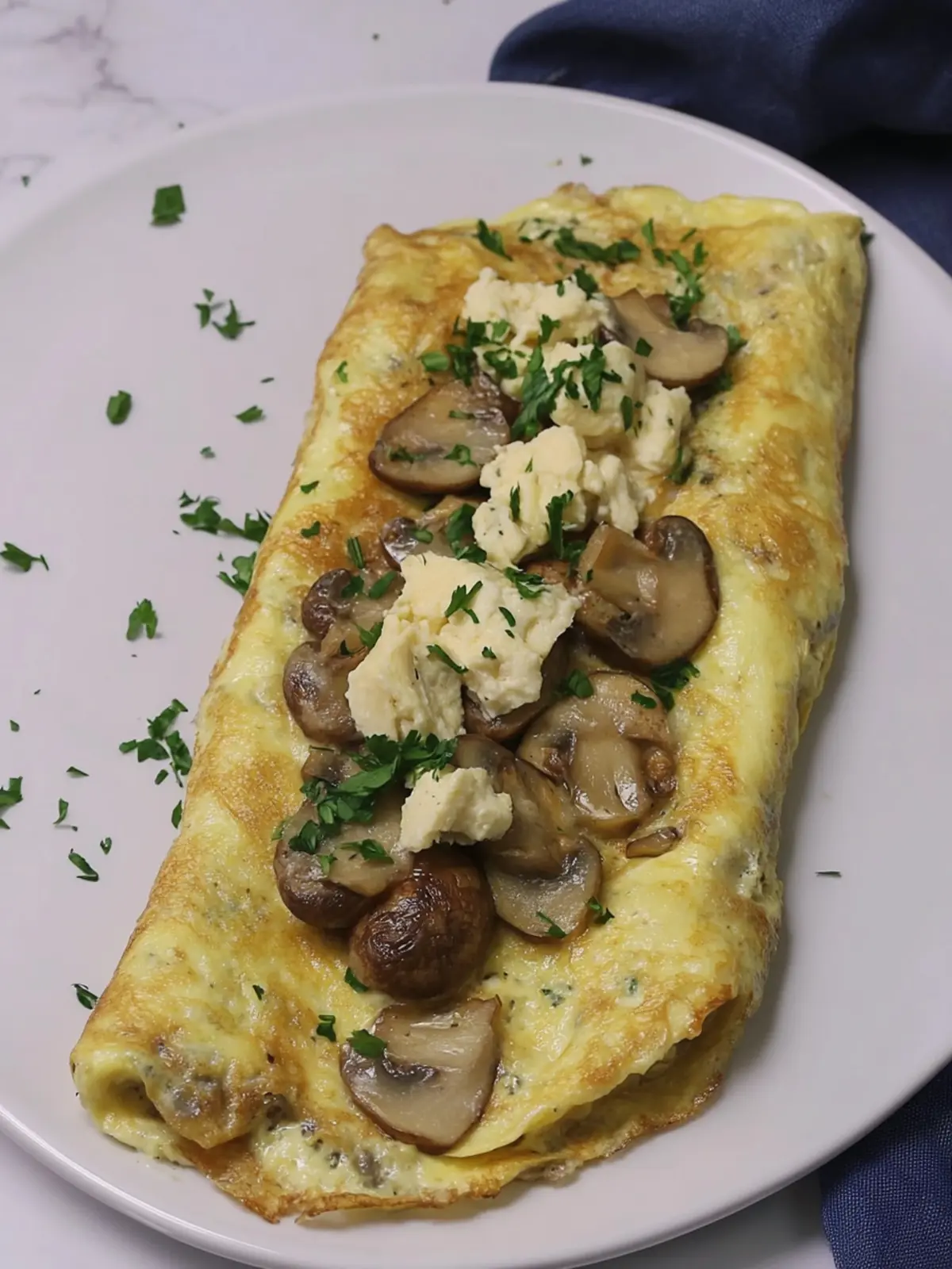 Mushroom and Cheese Omelette for a Cozy Breakfast Boost 5 Mushroom And Cheese Omelette