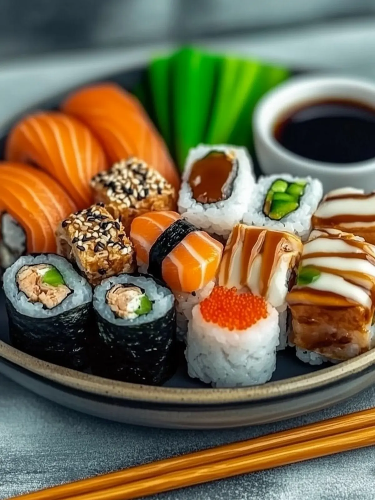 Sushi Rolls with Fresh Ingredients: Roll Your Own at Home 5 Sushi Rolls with Fresh Ingredients