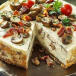 Mushroom and Bacon Cheesecake: A Savory Twist You’ll Love 6 Mushroom and Bacon Cheesecake