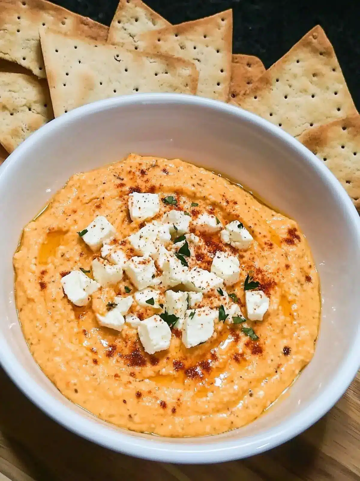 Irresistible Feta Roasted Red Pepper Dip for Perfect Snacking 4 Feta Roasted Red Pepper Dip