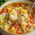 Cabbage and Sausage Soup