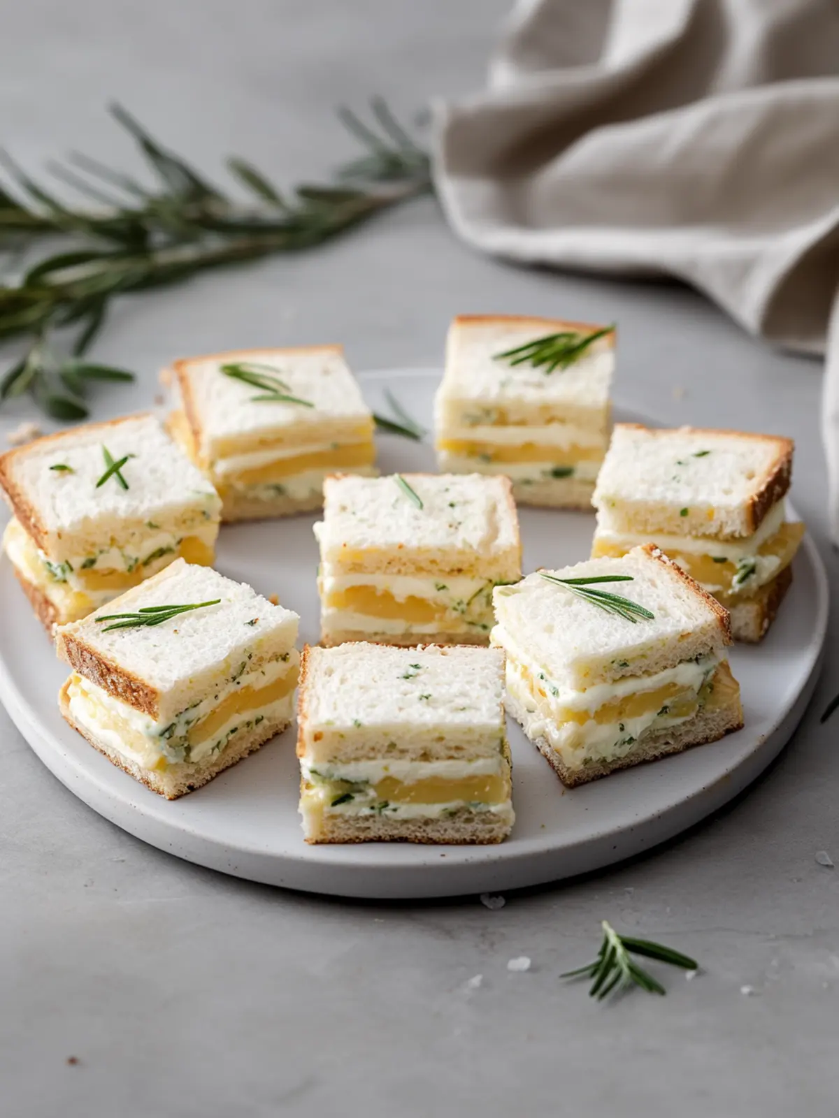 Gouda Cheese Tea Sandwiches