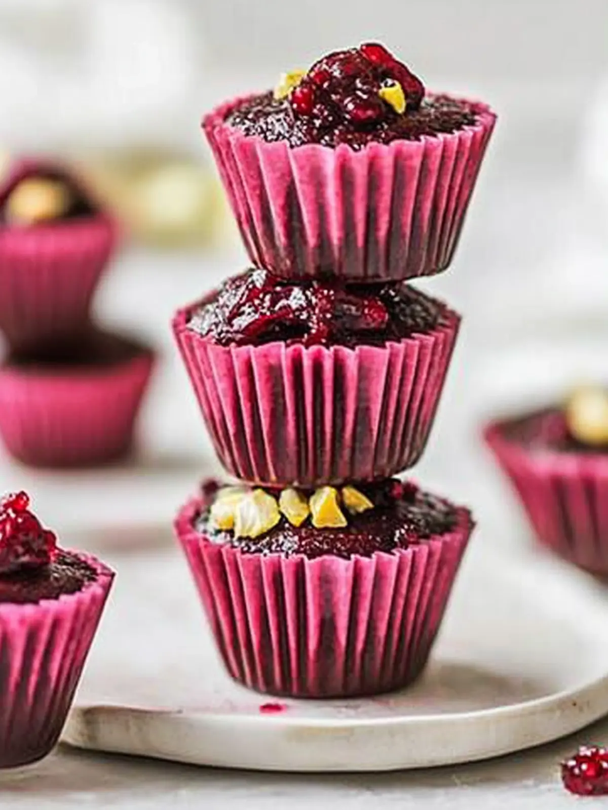 Vegan Cherry Ripe Cups