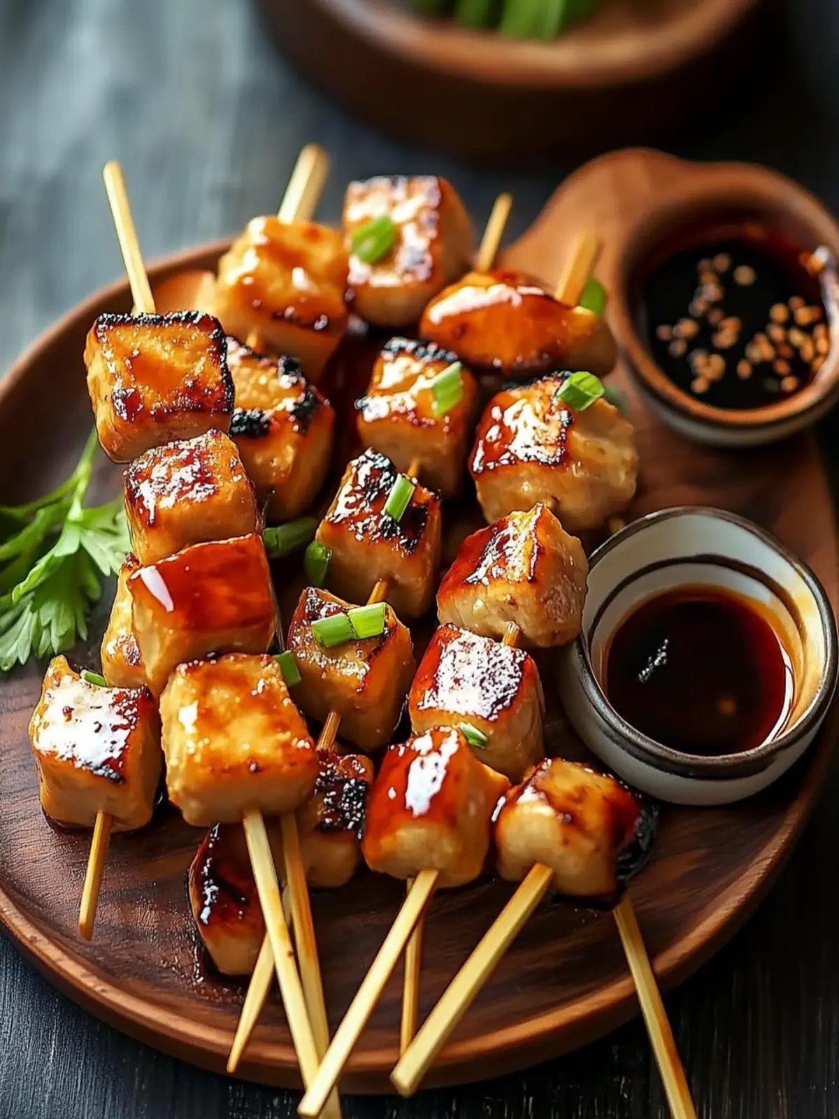 Yakitori Skewers with Sauce