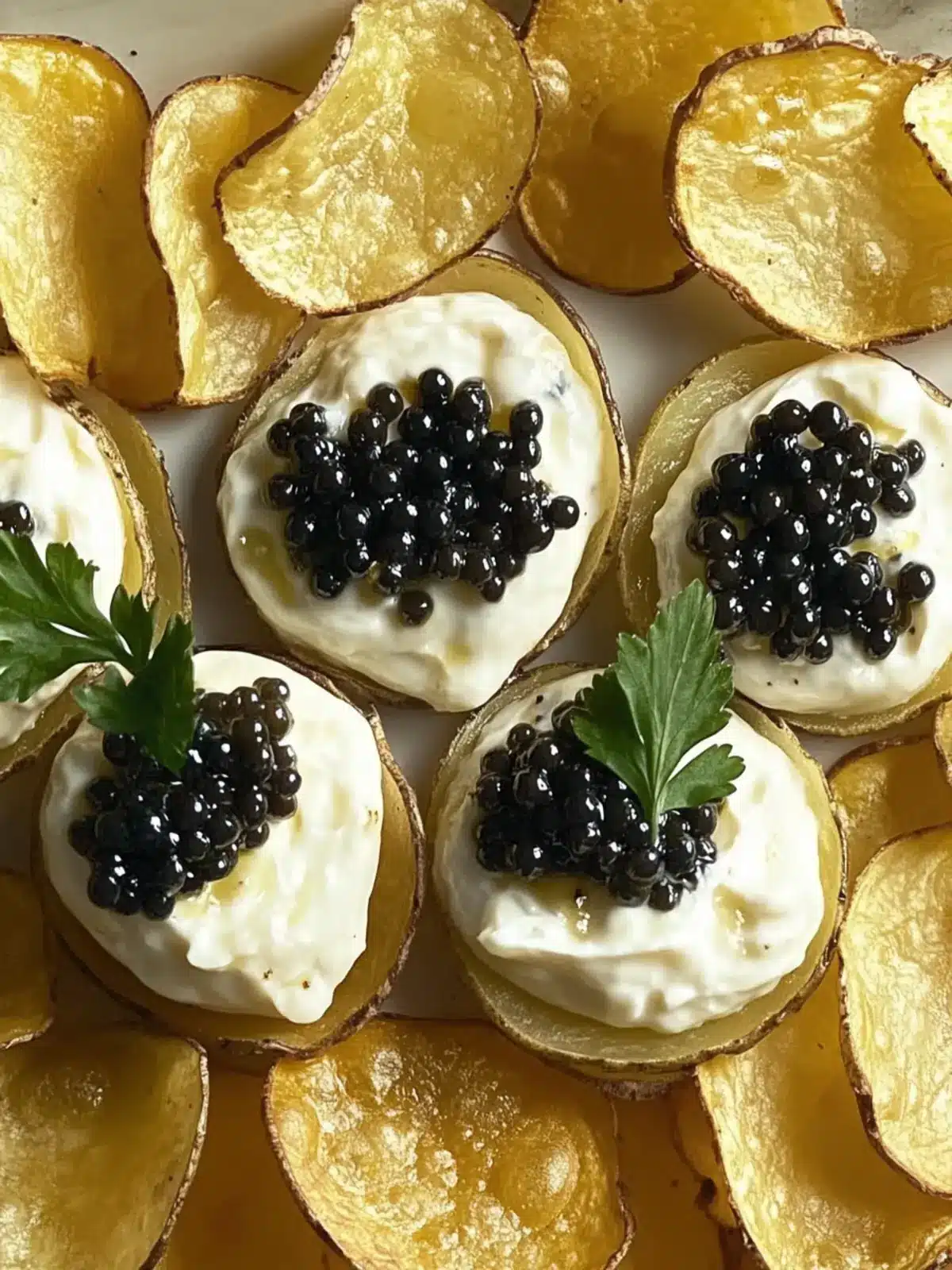 Caviar and Potato Chips