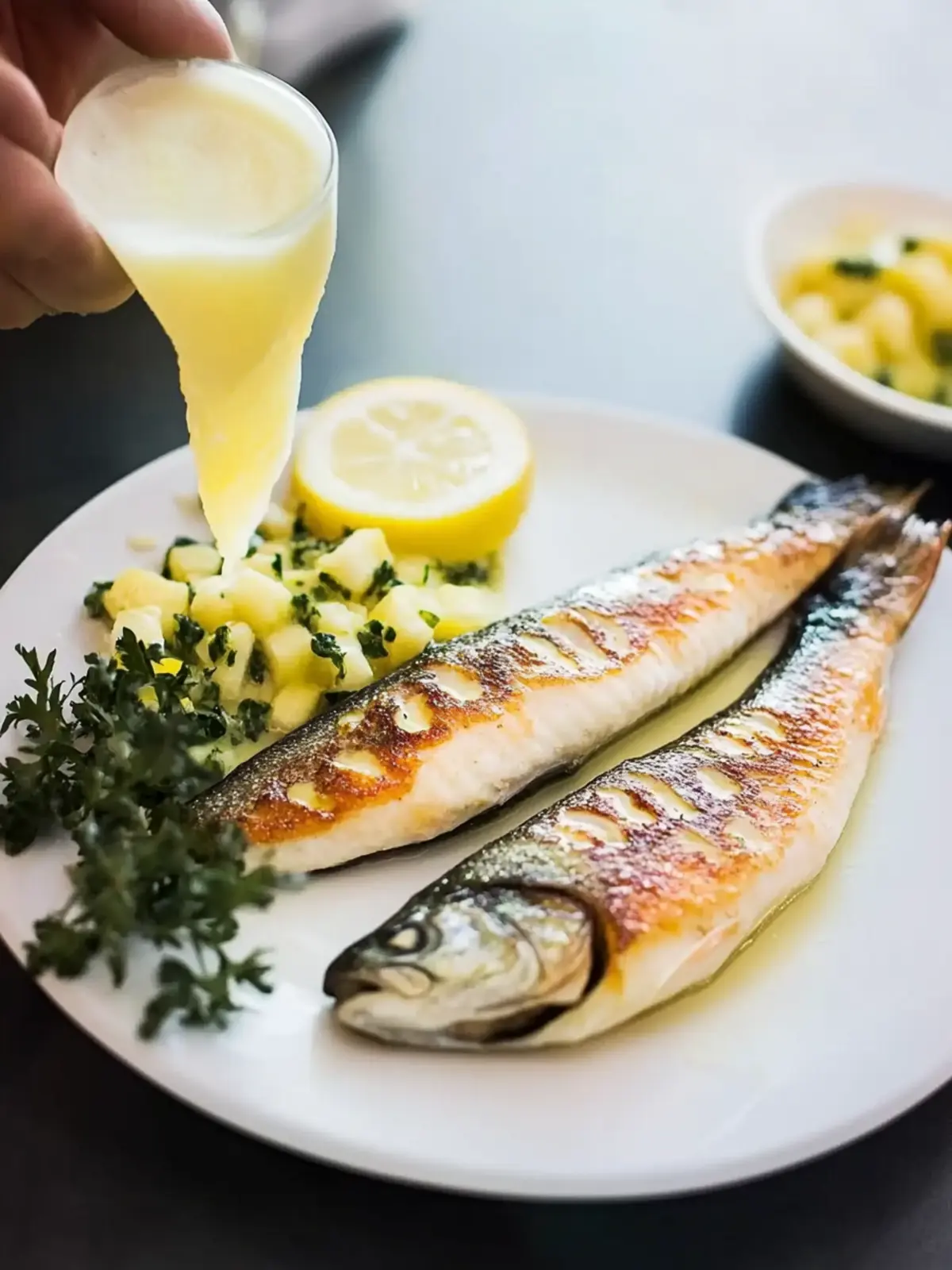 Broiled Rainbow Trout