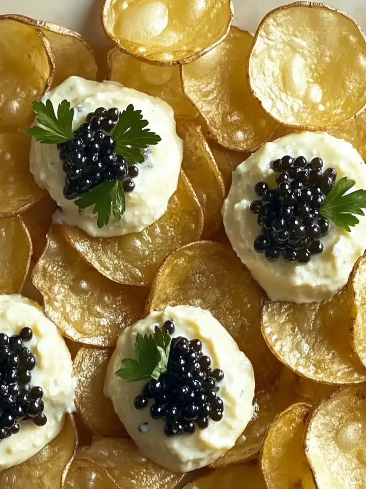Caviar and Potato Chips