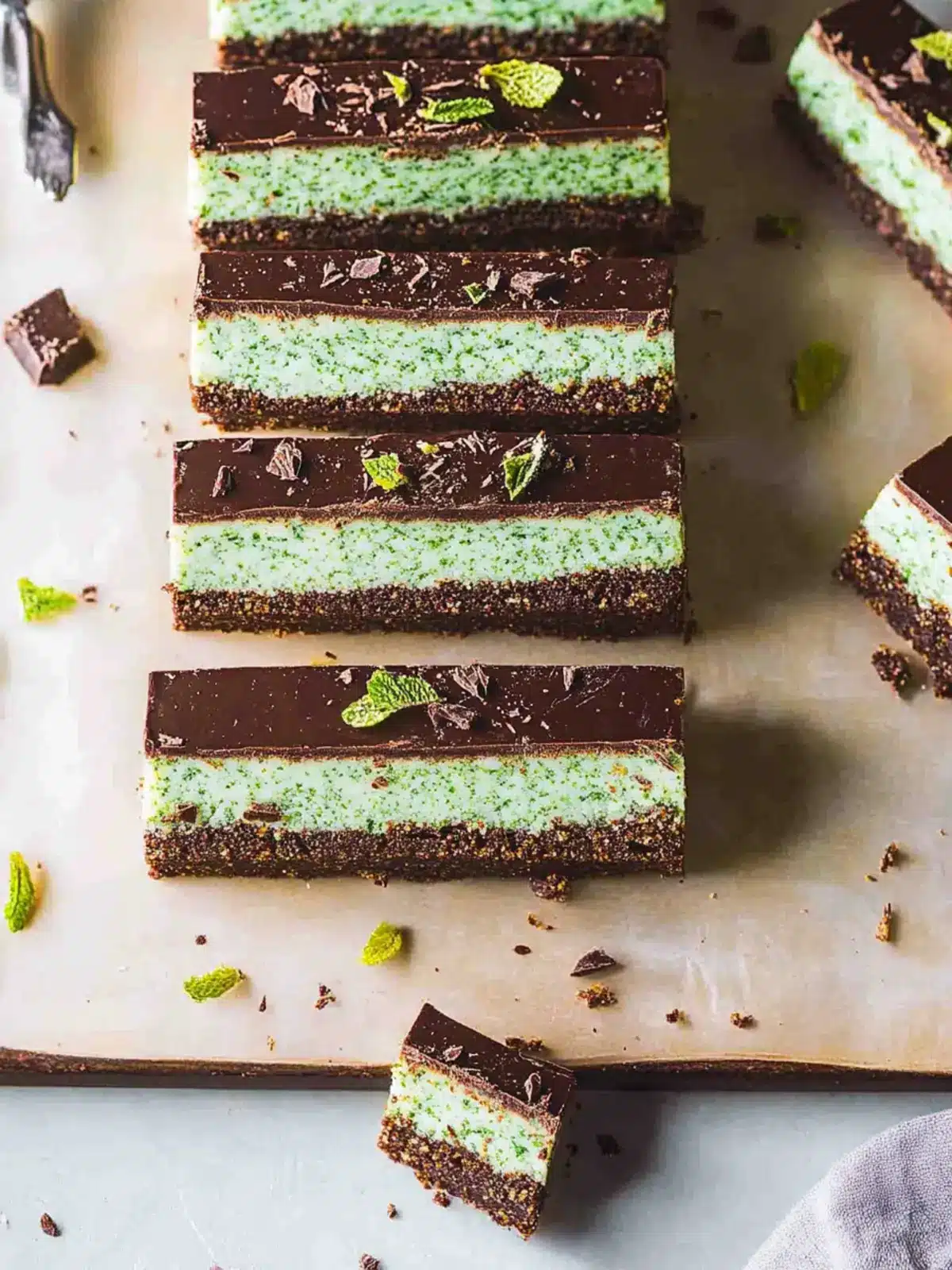 Indulge in Raw Chocolate Mint Slice That's Good For You 2 Raw Chocolate Mint Slice