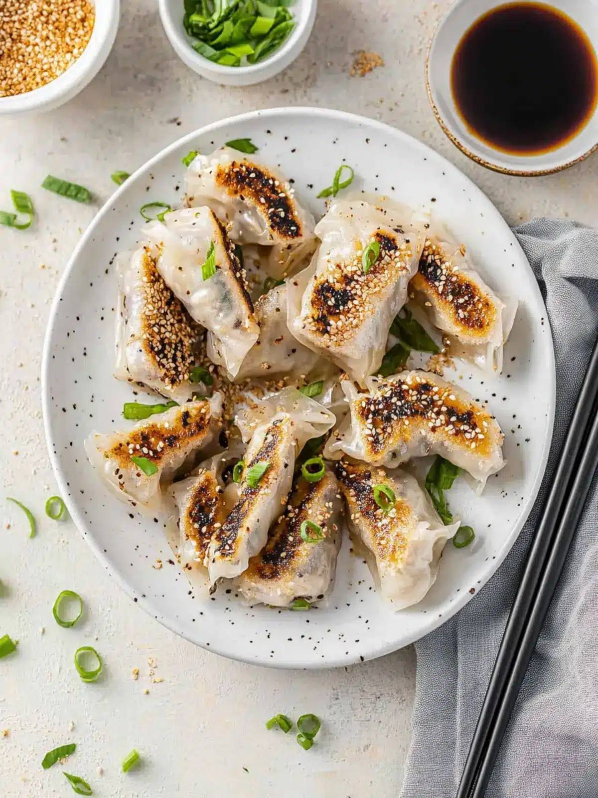 Crispy Rice Paper Dumplings