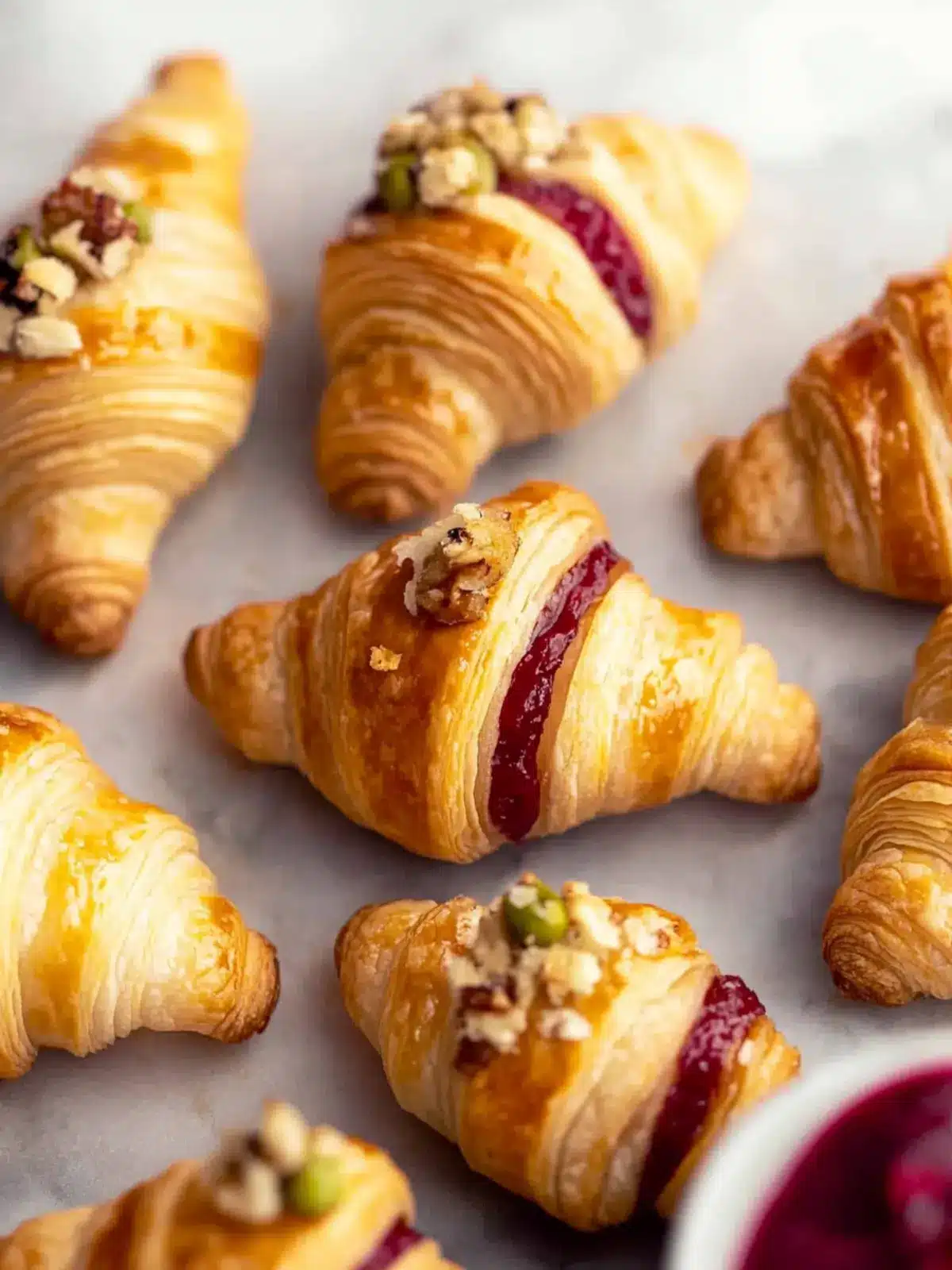 Puff Pastry Croissants (vegan)