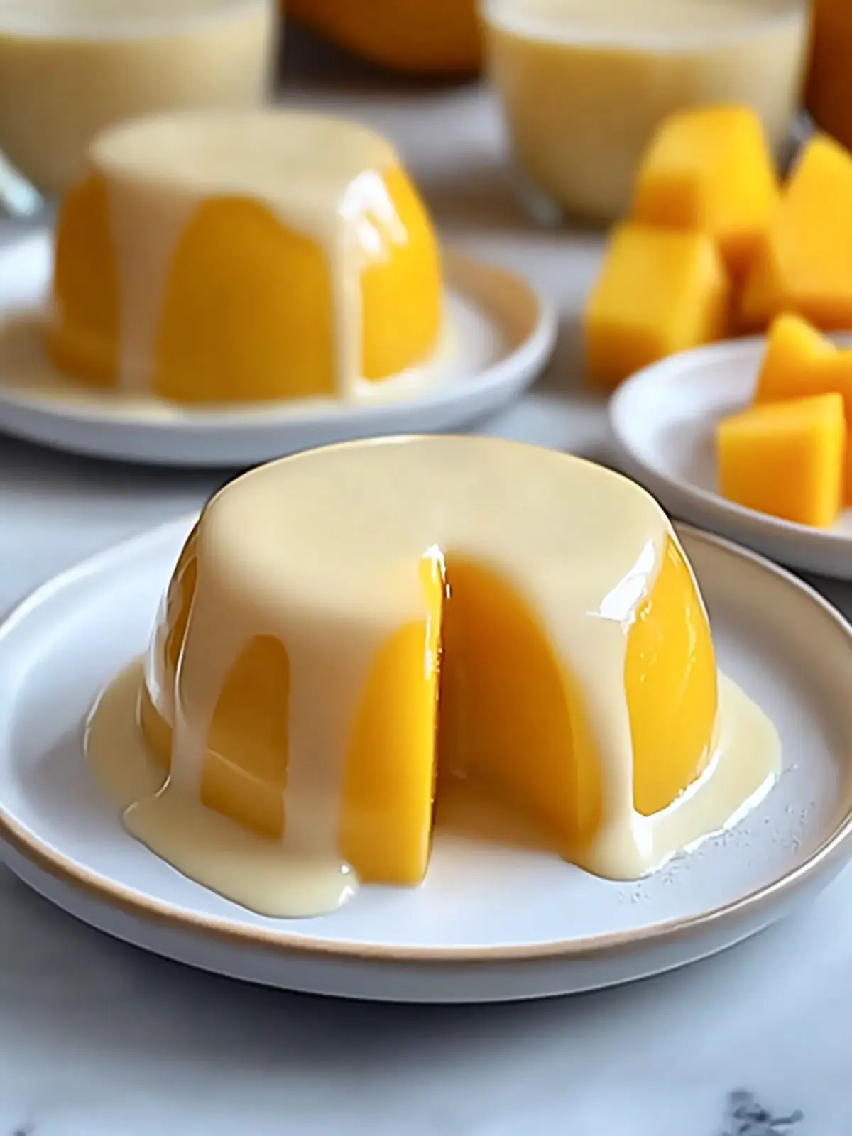 Easy Simple Mango Pudding Recipe