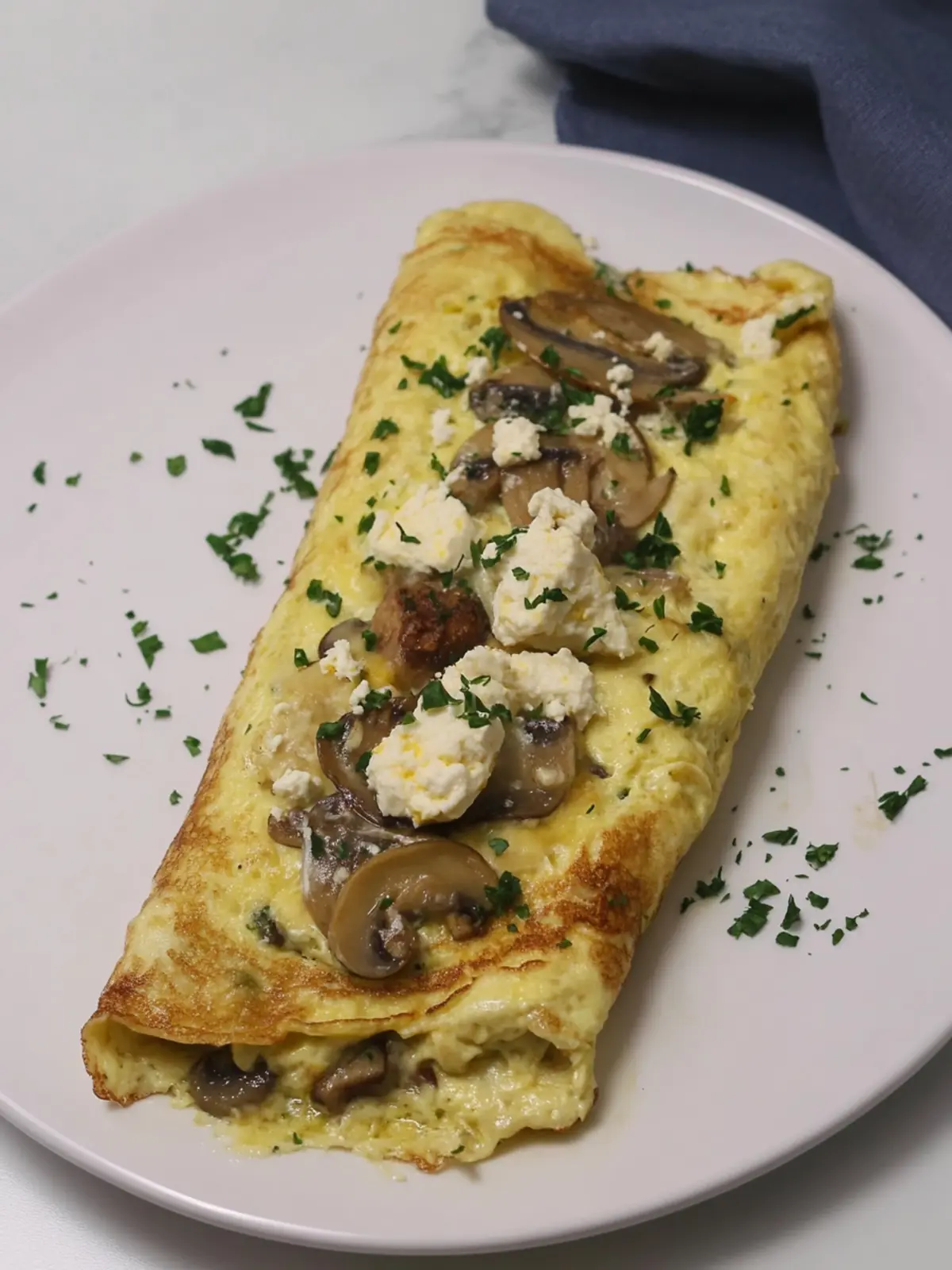 Mushroom and Cheese Omelette for a Cozy Breakfast Boost 2 Mushroom And Cheese Omelette