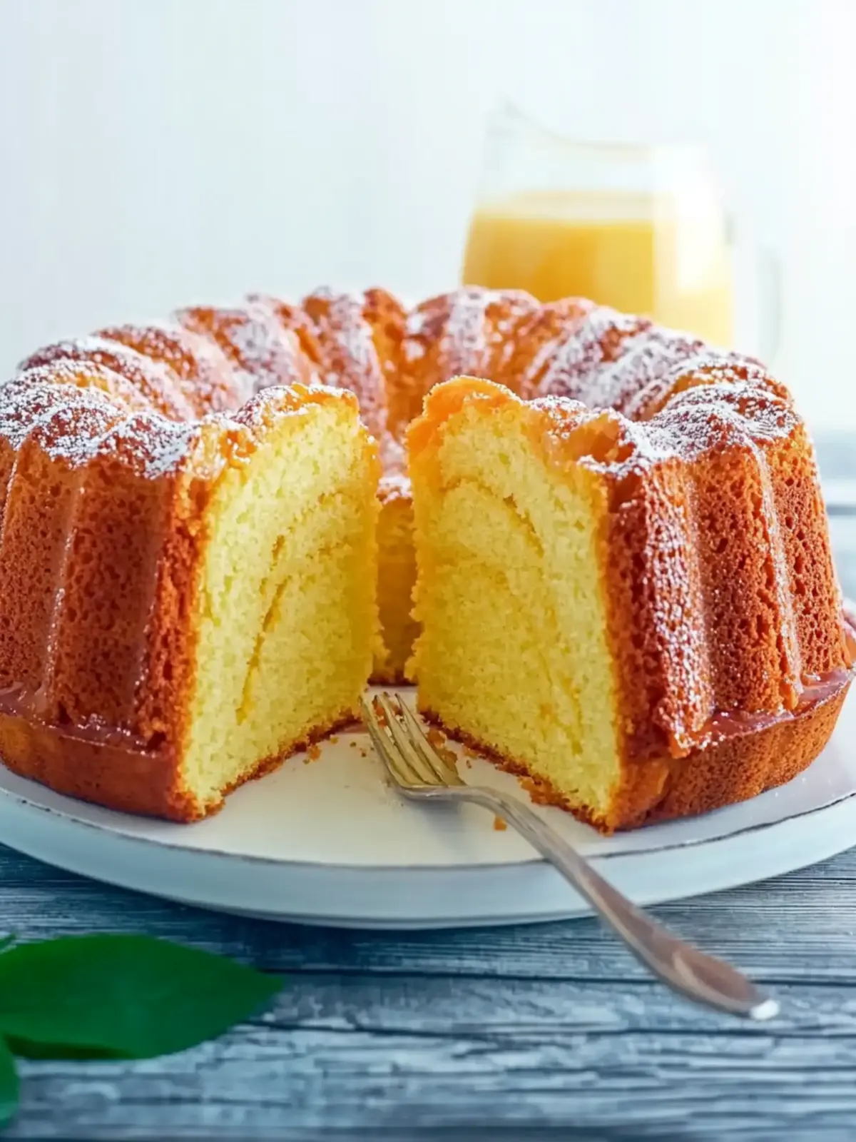 Easy Orange Liqueur Cake