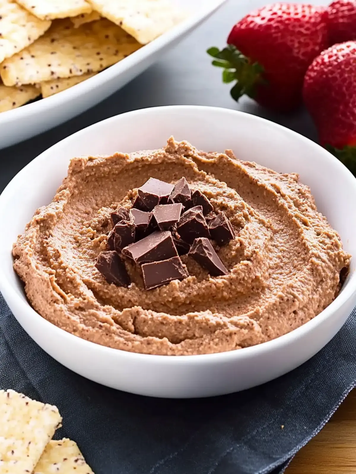 Chocolate Cake Batter Hummus
