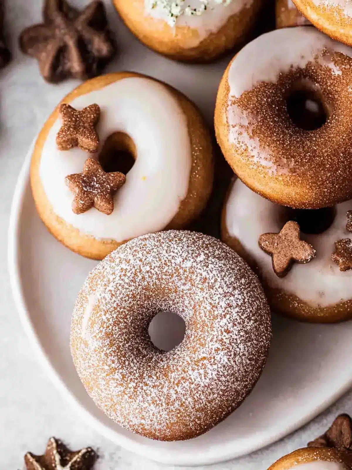 Vegan Gingerbread Donuts