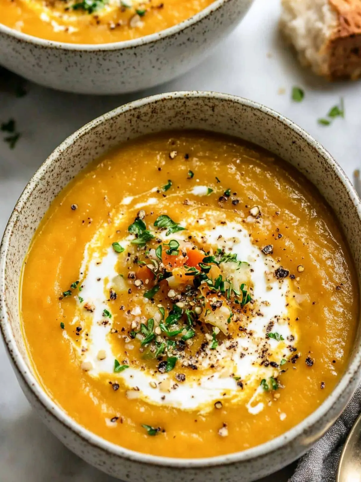 Roasted Swede and Carrot Soup