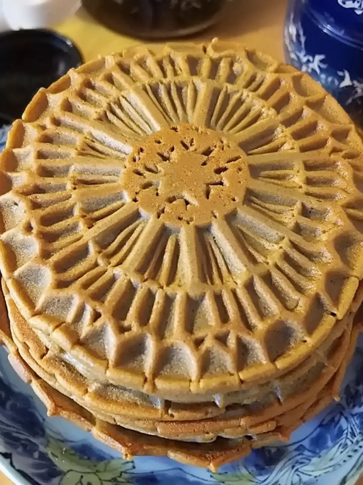 Gingerbread Pizzelles
